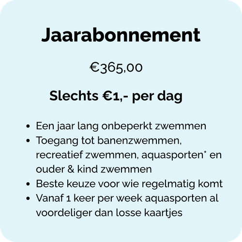 All-in jaarabonnement