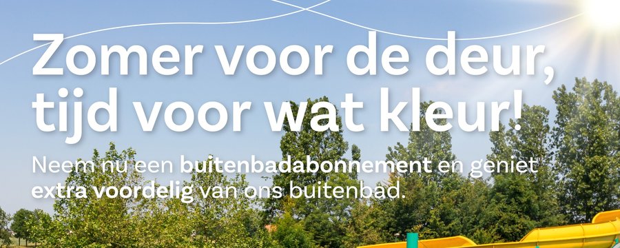 Buitenbadabonnement met korting 2026