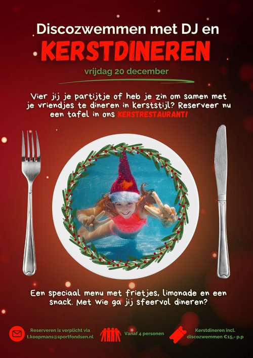 Flyer kerstdiscozwemmen