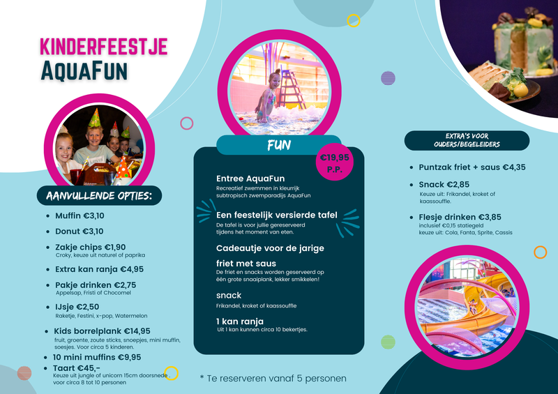 Kinderfeestje aquafun