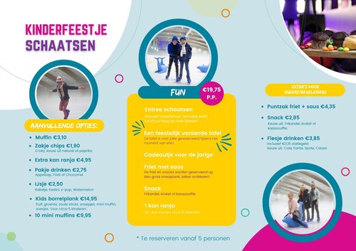 Kinderfeestje schaatsen