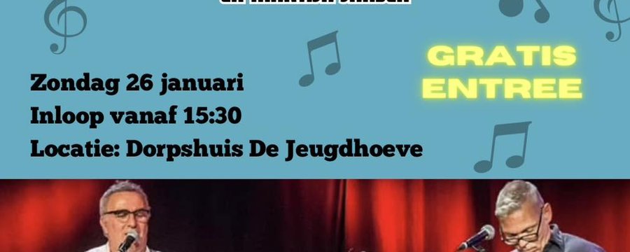 Muziekcafé 26 januari 2025