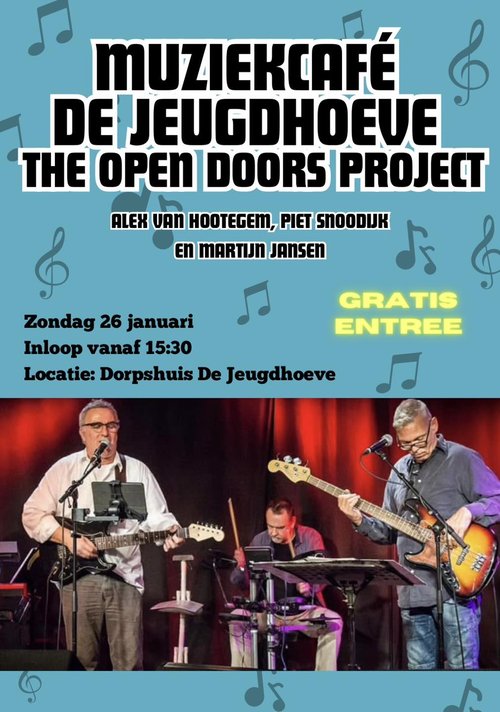 Muziekcafé 26 januari 2025