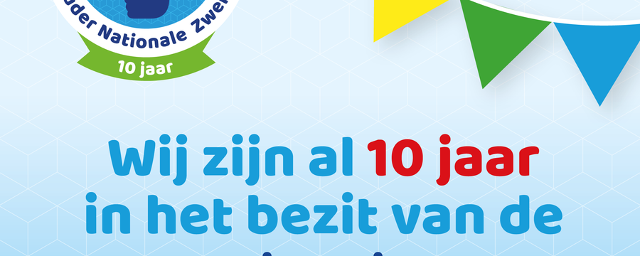 10 jaar Licentie Nationale Zwemdiploma’s