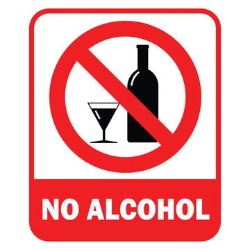 No alcohol
