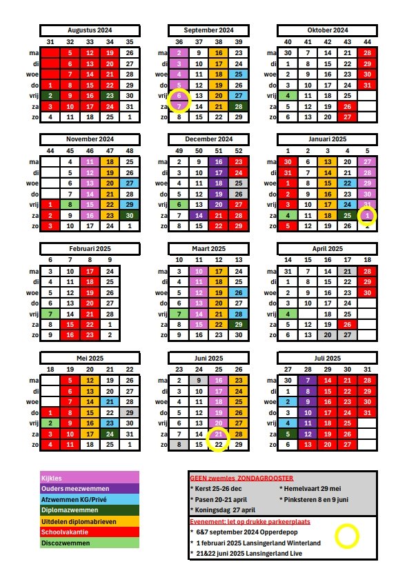 Jaarkalender extern