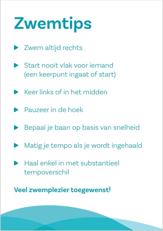 Zwemtips banenzwemmen