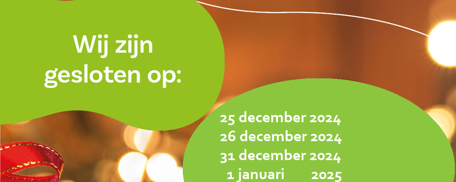 kerst gesloten 2024