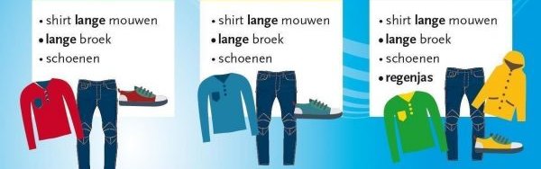 kleding eisen zwem abc