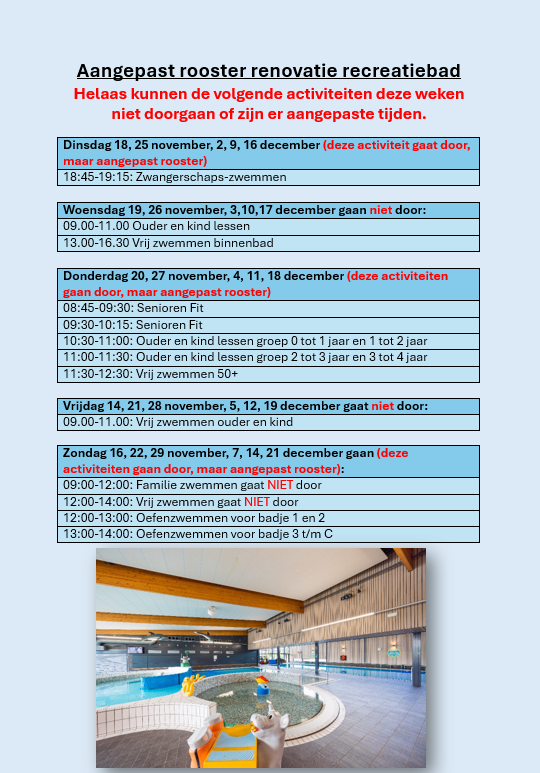 renovatie recreatiebad