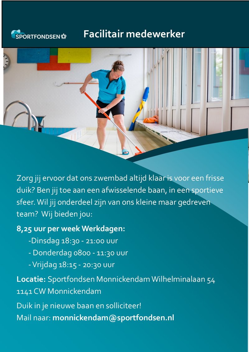 vacature schoonmaker 2026