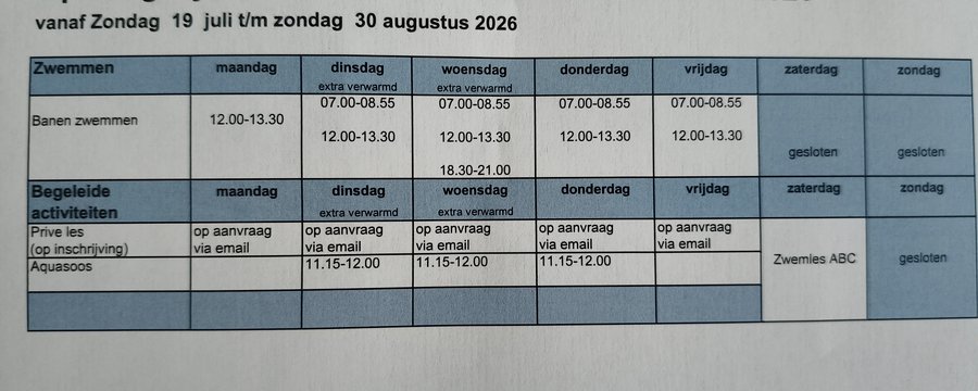 zomerrooster 2026